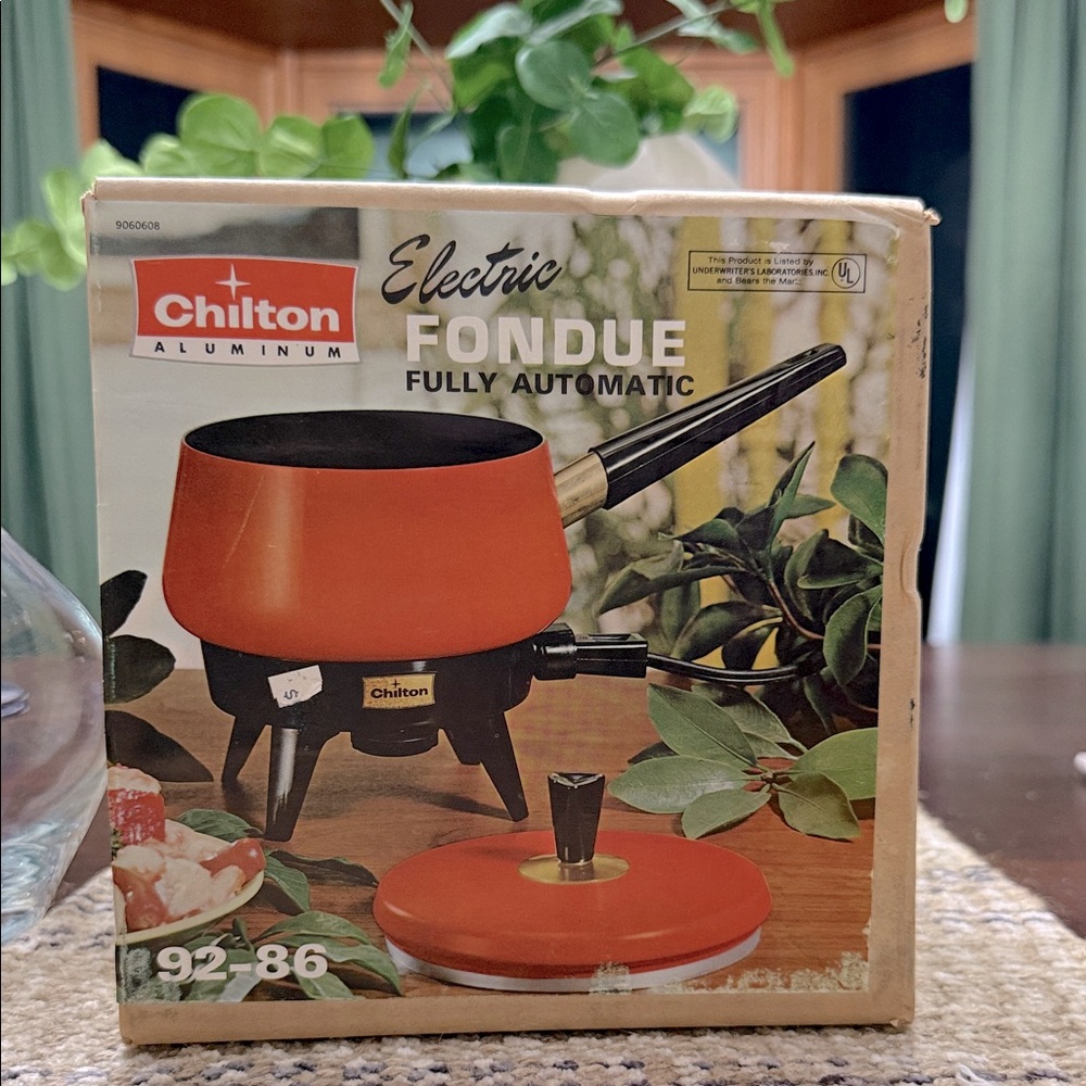 MCM Chilton Electric Fondue Pot | New in Box 📦 never opened | 1960s Vintage